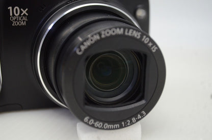 美品 Canon キヤノン PowerShot SX120 IS コンパクトデジタルカメラ ブラック 251203j