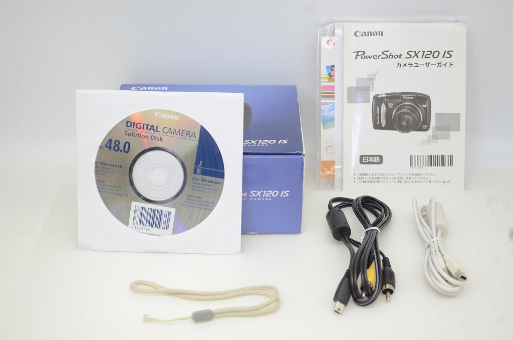 美品 Canon キヤノン PowerShot SX120 IS コンパクトデジタルカメラ ブラック 251203j