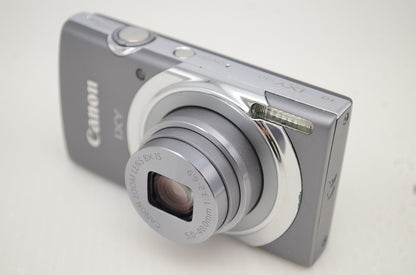 良品 Canon キヤノン IXY 130 コンパクトデジタルカメラ グレー 元箱付 251203b