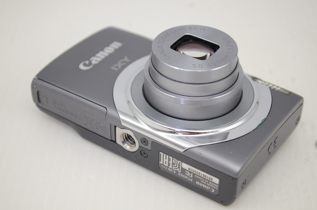 良品 Canon キヤノン IXY 130 コンパクトデジタルカメラ グレー 元箱付 251203b