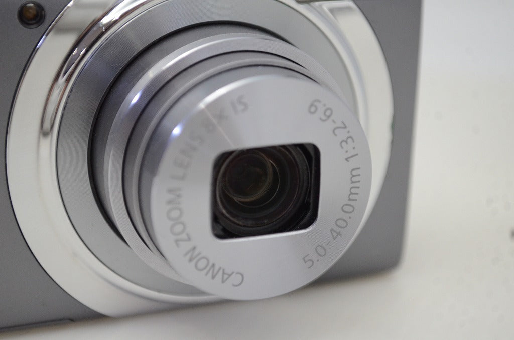 良品 Canon キヤノン IXY 130 コンパクトデジタルカメラ グレー 元箱付 251203b