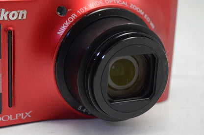 Nikon ニコン COOLPIX S8100 コンパクトデジタルカメラ レッド 元箱付 250925b