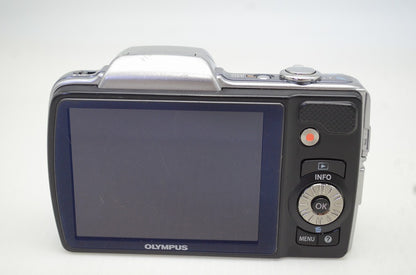 訳あり品 OLYMPUS オリンパス SZ-10 コンパクトデジタルカメラ シルバー 251203d