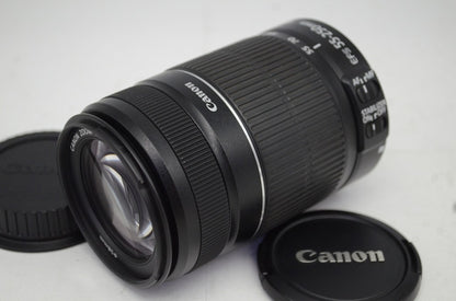 美品 Canon キヤノン EF-S 55-250mm F4-5.6 IS II APS-C ズームレンズ 250927m