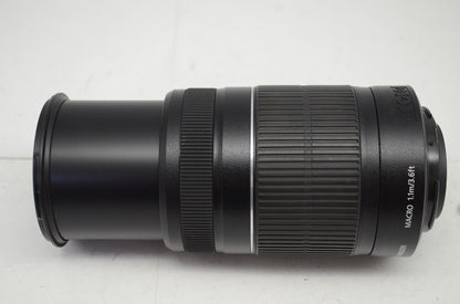 美品 Canon キヤノン EF-S 55-250mm F4-5.6 IS II APS-C ズームレンズ 250927m