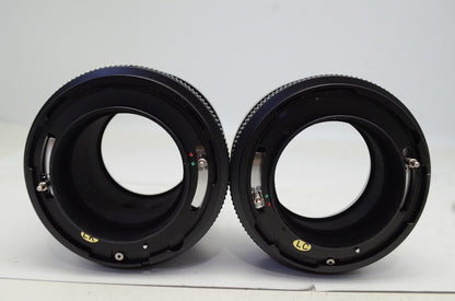 良品 Mamiya ExtensionTube Set No.1 45mm No.2 82mm RB67用 エクステンションチューブ NA701 NA702 中判 250930f