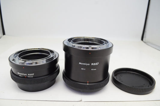 Mamiya マミヤ RZ67 EXTENSION TUBE No.1 45mm No.2 82mm エクステンションチューブ 中判 250930h
