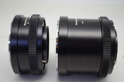 Mamiya マミヤ RZ67 EXTENSION TUBE No.1 45mm No.2 82mm エクステンションチューブ 中判 250930h