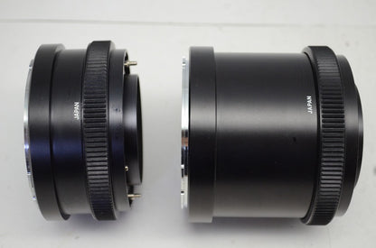 Mamiya マミヤ RZ67 EXTENSION TUBE No.1 45mm No.2 82mm エクステンションチューブ 中判 250930h