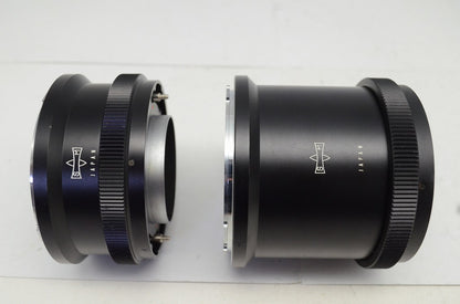 良品 Mamiya マミヤ ExtensionTube Set No.1 45mm No.2 82mm RB67用 エクステンションチューブ 中判 250930ga