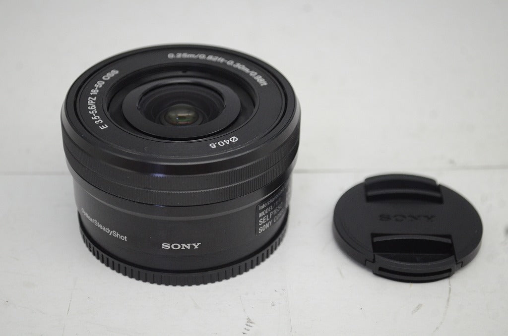 良品 SONY ソニー E PZ 16-50mm F3.5-5.6 OSS SELP1650 Eマウント APS-C ブラック ズームレンズ 250927ag
