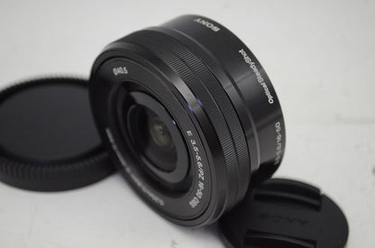良品 SONY ソニー E PZ 16-50mm F3.5-5.6 OSS SELP1650 Eマウント APS-C ブラック ズームレンズ 250927ag