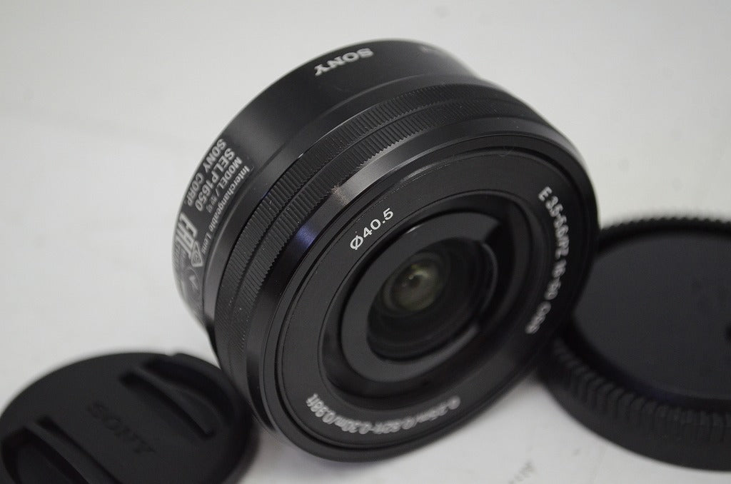 良品 SONY ソニー E PZ 16-50mm F3.5-5.6 OSS SELP1650 Eマウント APS-C ブラック ズームレンズ 250927ag