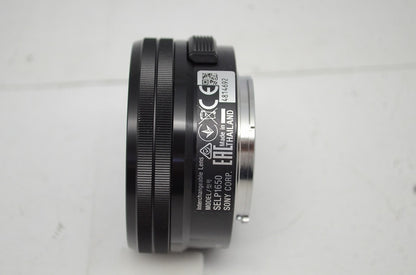 良品 SONY ソニー E PZ 16-50mm F3.5-5.6 OSS SELP1650 Eマウント APS-C ブラック ズームレンズ 250927ag