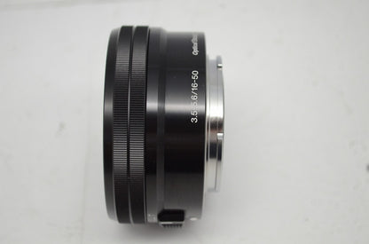 良品 SONY ソニー E PZ 16-50mm F3.5-5.6 OSS SELP1650 Eマウント APS-C ブラック ズームレンズ 250927ag