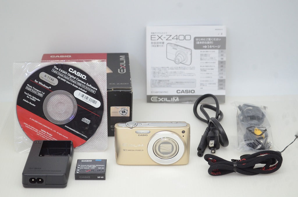 CASIO カシオ EXILIM EX-Z400 コンパクトデジタルカメラ ゴールド 元箱付 251204h