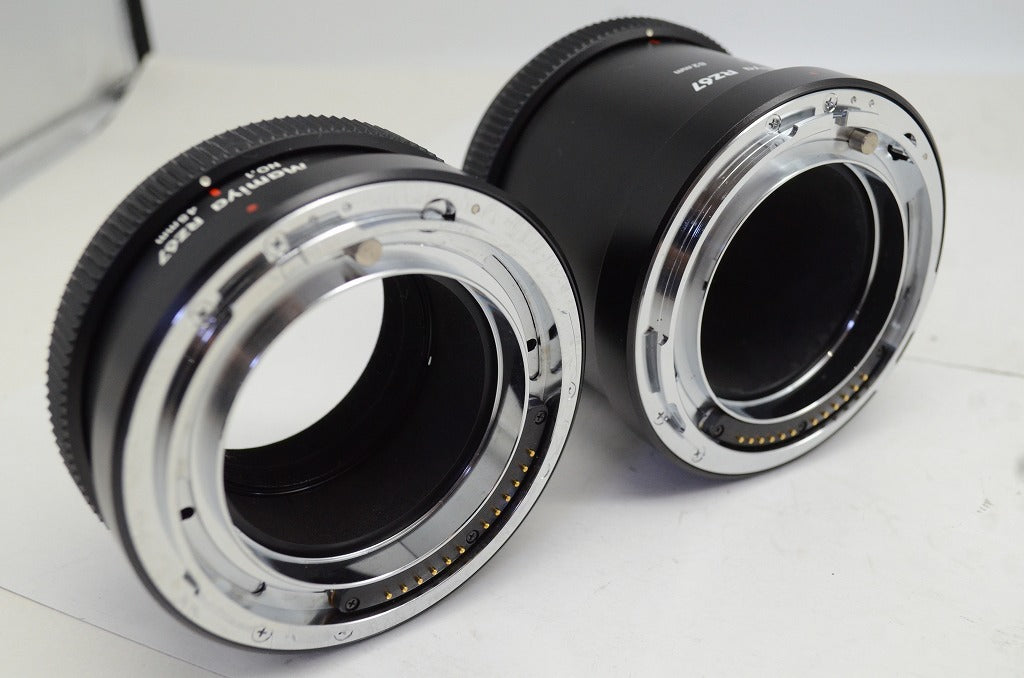 Mamiya マミヤ RZ67 EXTENSION TUBE No.1 45mm No.2 82mm エクステンションチューブ 中判 250930i