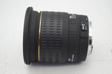 訳あり品 SIGMA 20mm F1.8 EX DG ASPHERICAL RF Canon EFマウント 単焦点レンズ フード付 250410j