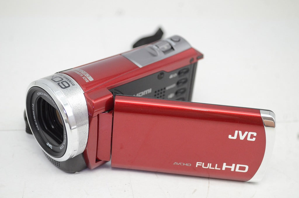 JVC ケンウッド GZ-HM133 デジタルビデオカメラ レッド 250930a