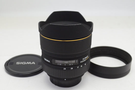 訳あり品 SIGMA シグマ 12-24mm F4.5-5.6D EX DG HSM Nikon ニコン Fマウント ズームレンズ 250930r