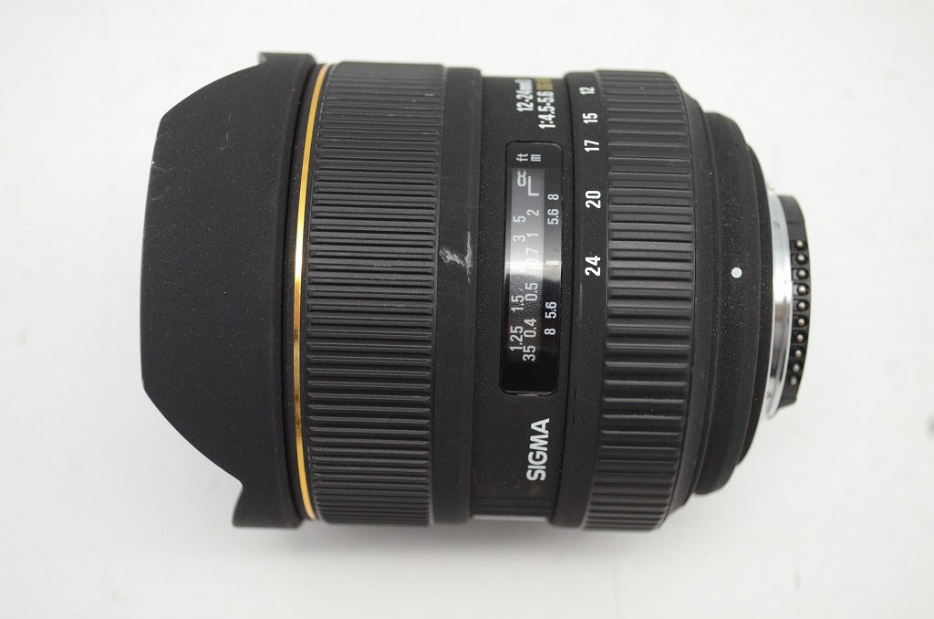 訳あり品 SIGMA シグマ 12-24mm F4.5-5.6D EX DG HSM Nikon ニコン Fマウント ズームレンズ 250930r