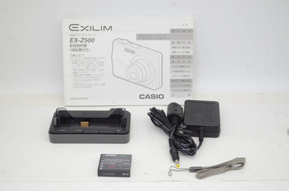 CASIO カシオ EXILIM EX-Z500 コンパクトデジタルカメラ シルバー 250929f