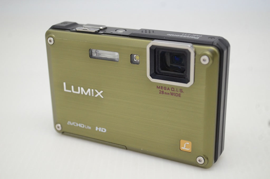 美品 Panasonic パナソニック LUMIX DMC-FT1 コンパクトデジタルカメラ グリーン 元箱付 251204v