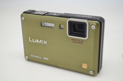 美品 Panasonic パナソニック LUMIX DMC-FT1 コンパクトデジタルカメラ グリーン 元箱付 251204v