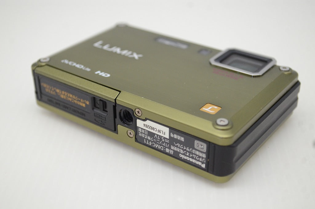 美品 Panasonic パナソニック LUMIX DMC-FT1 コンパクトデジタルカメラ グリーン 元箱付 251204v