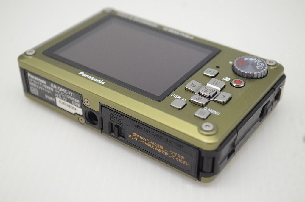 美品 Panasonic パナソニック LUMIX DMC-FT1 コンパクトデジタルカメラ グリーン 元箱付 251204v