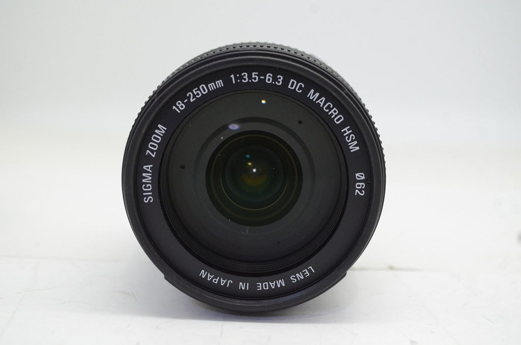 SIGMA シグマ 18-250mm F3.5-6.3 DC MACRO HSM SONY ソニー MINOLTA αマウント ズームレンズ フード付 250930aa