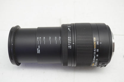 SIGMA シグマ 18-250mm F3.5-6.3 DC MACRO HSM SONY ソニー MINOLTA αマウント ズームレンズ フード付 250930aa