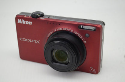 Nikon ニコン COOLPIX S6000 コンパクトデジタルカメラ レッド 251204z