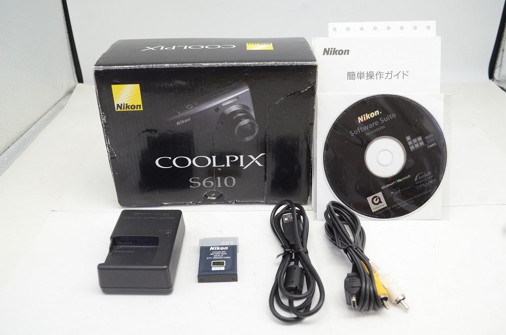 Nikon ニコン COOLPIX S610 コンパクトデジタルカメラ ブラック 元箱付 250930aq