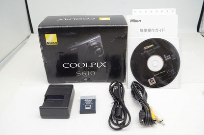 Nikon ニコン COOLPIX S610 コンパクトデジタルカメラ ブラック 元箱付 250930aq