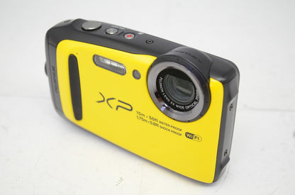良品 FUJIFILM フジフィルム FinePix XP90 コンパクトデジタルカメラ イエロー 元箱付 250930av
