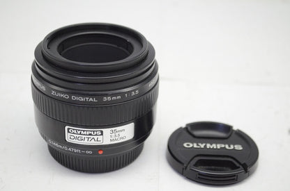 OLYMPUS オリンパス ZUIKO DIGITAL 35mm F3.5 MACRO フォーサーズ 単焦点レンズ 251003h