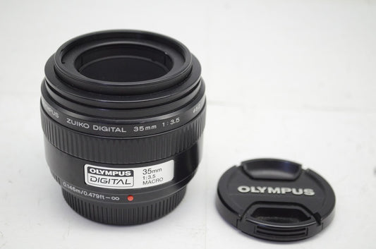 OLYMPUS オリンパス ZUIKO DIGITAL 35mm F3.5 MACRO フォーサーズ 単焦点レンズ 251003h