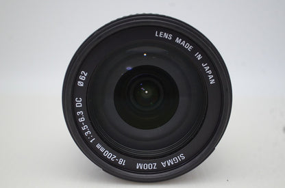 美品 SIGMA シグマ 18-200mm F3.5-6.3 DC PENTAX ペンタックス Kマウント APS-C ズームレンズ 251208q