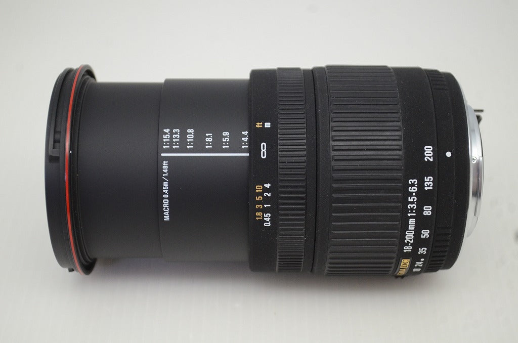 美品 SIGMA シグマ 18-200mm F3.5-6.3 DC PENTAX ペンタックス Kマウント APS-C ズームレンズ 251208q