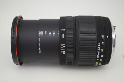 美品 SIGMA シグマ 18-200mm F3.5-6.3 DC PENTAX ペンタックス Kマウント APS-C ズームレンズ 251208q