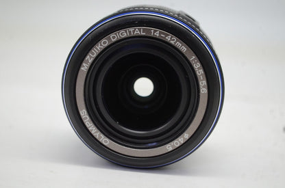 訳あり品 OLYMPUS オリンパス M.ZUIKO DIGITAL ED 14-42mm F3.5-5.6 L マイクロフォーサーズ ブラック 251003g