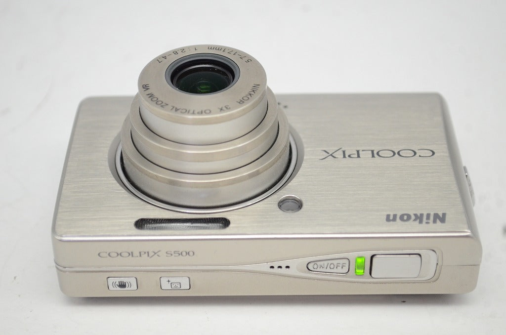 良品 Nikon ニコン COOLPIX S500 コンパクトデジタルカメラ シルバー 251002d