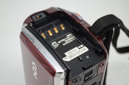 良品 JVC ケンウッド Everio GZ-MG840 デジタルビデオカメラ ルージュレッド 250929c