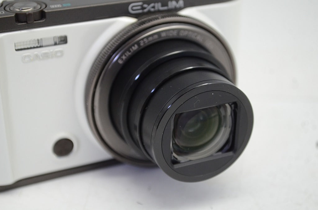 訳あり品 CASIO カシオ HIGH SPEED EXILIM EX-ZR3000 コンパクトデジタルカメラ ホワイト 元箱付 251002aa
