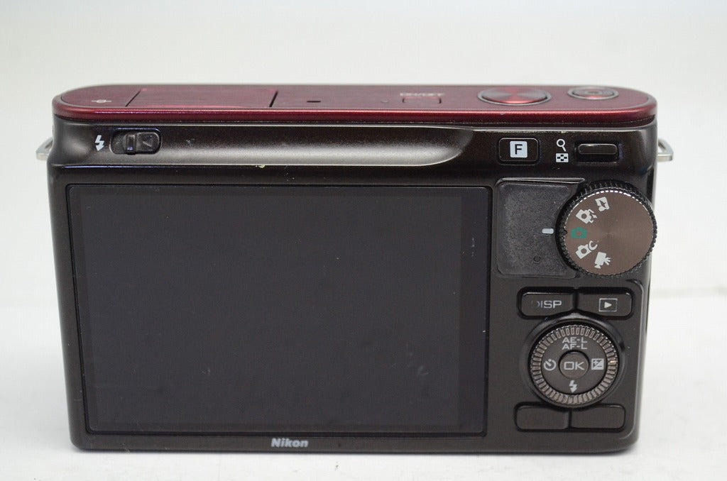 ジャンク品 Nikon ニコン 1 J2 ボディ ミラーレス一眼カメラ レッド 250930v