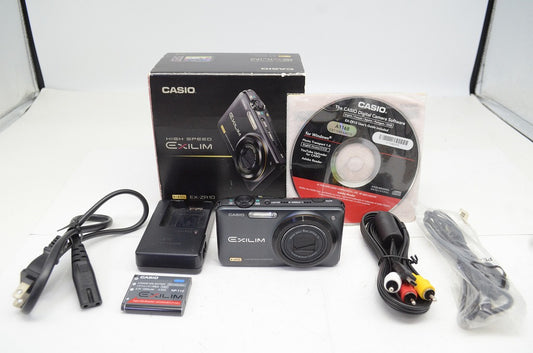 CASIO カシオ EXILIM EX-ZR10 コンパクトデジタルカメラ ブラック 元箱付 250927v