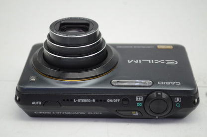 CASIO カシオ EXILIM EX-ZR10 コンパクトデジタルカメラ ブラック 元箱付 250927v