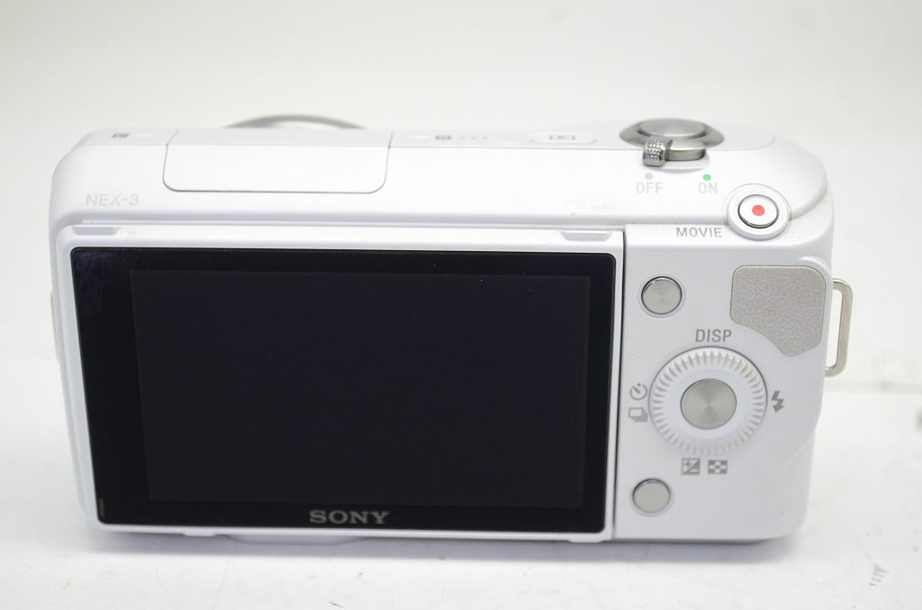良品 SONY ソニー NEX-3 ボディ ミラーレス一眼カメラ ホワイト 元箱付 251003a