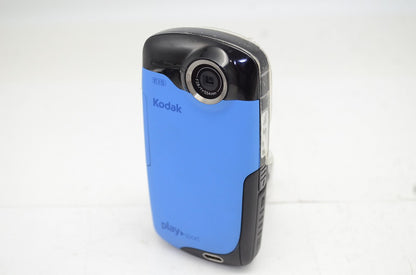 美品 Kodak コダック PlaySport ポケットビデオカメラ ブルー 元箱付 250930ag